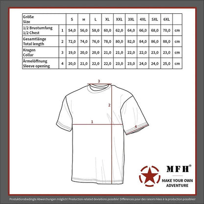 MFH US T-Shirt- BW camo, 170 g/m² NSO Gear Hats