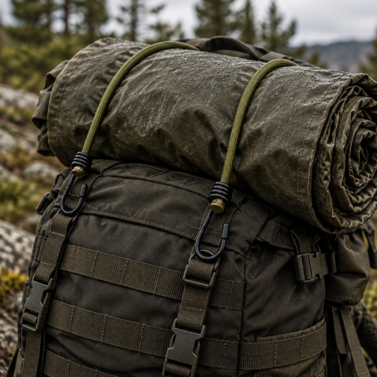 MFH Expander OD Green 75 cm with Hooks 6 mm 2-pack - Λάστιχο Φορτίου