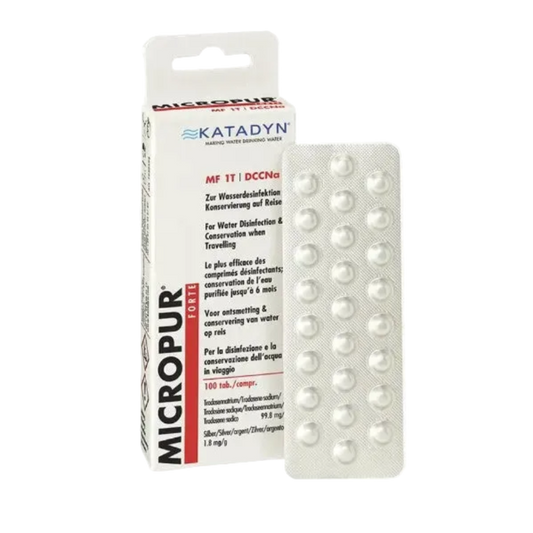 Katadyn Micropur Forte MF1/100T - Ταμπλέτες Καθαρισμού Νερού Επιβίωσης (100 τεμάχια)