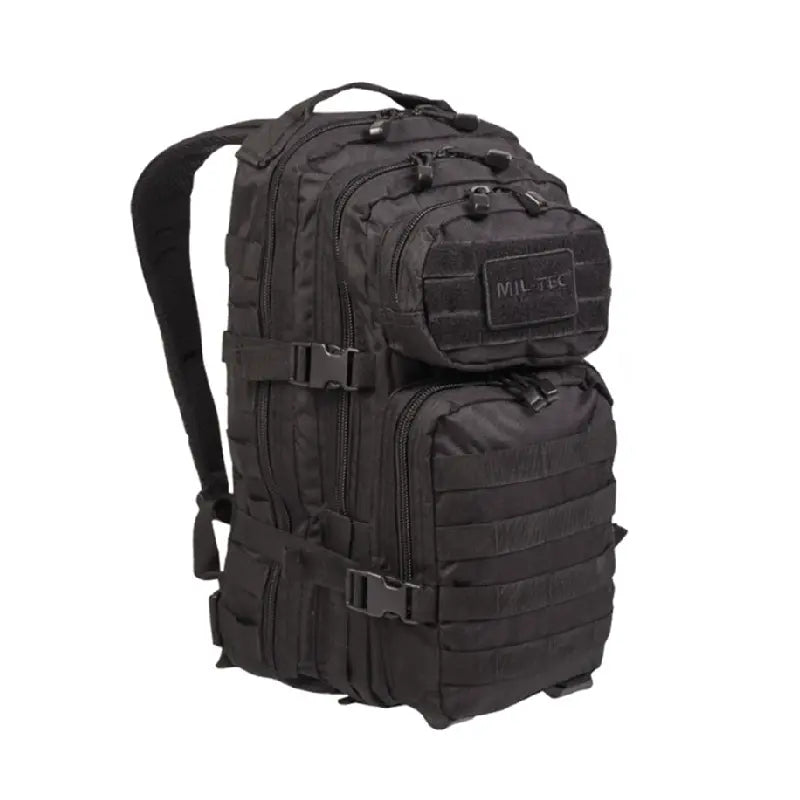 MIL-TEC BLACK BACKPACK US ASSAULT SMALL NSO Gear 