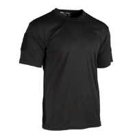 Mil-Tec Black Tactical T-Shirt Quickdry - Επιχειρησιακό Μπλουζάκι Στρατού