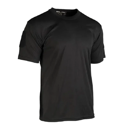 Mil-Tec Black Tactical T-Shirt Quickdry - Επιχειρησιακό Μπλουζάκι Στρατού