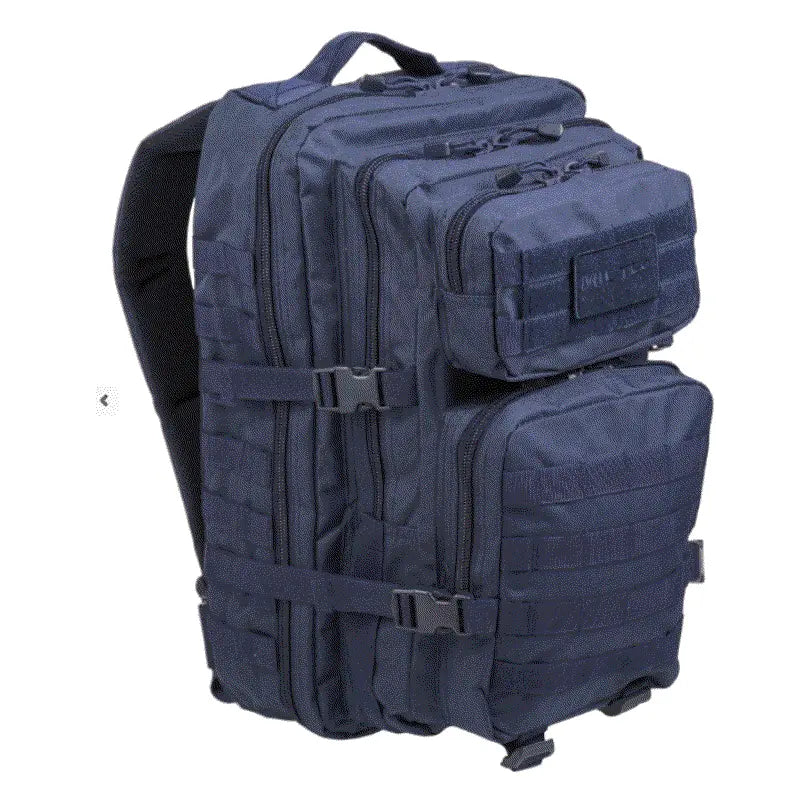 MIL-TEC DARK BLUE BACKPACK US ASSAULT LARGEDARK BLUE BACKPACK US ASSAULT LARGE


Description
- padded back- ergonomic formed padded shoulder straps, ca. 5cm wide, adjustable in length- eyelets for additional NSO Gear