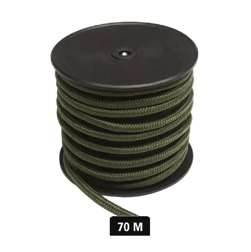 Mil-Tec OD Commando Rope 5mm 70m - Σχοινί Nylon 100kg Τακτικό