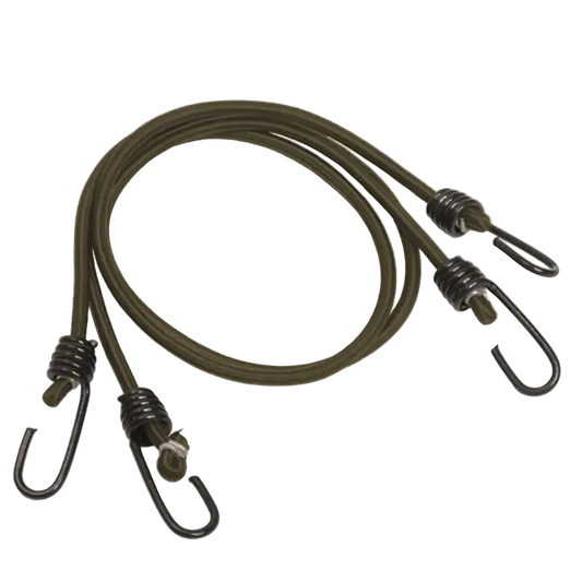 Mil-Tec OD Elastic Shock Cords with Hooks - Ελαστικά Σχοινιά με Γάντζους (2τεμάχιο)