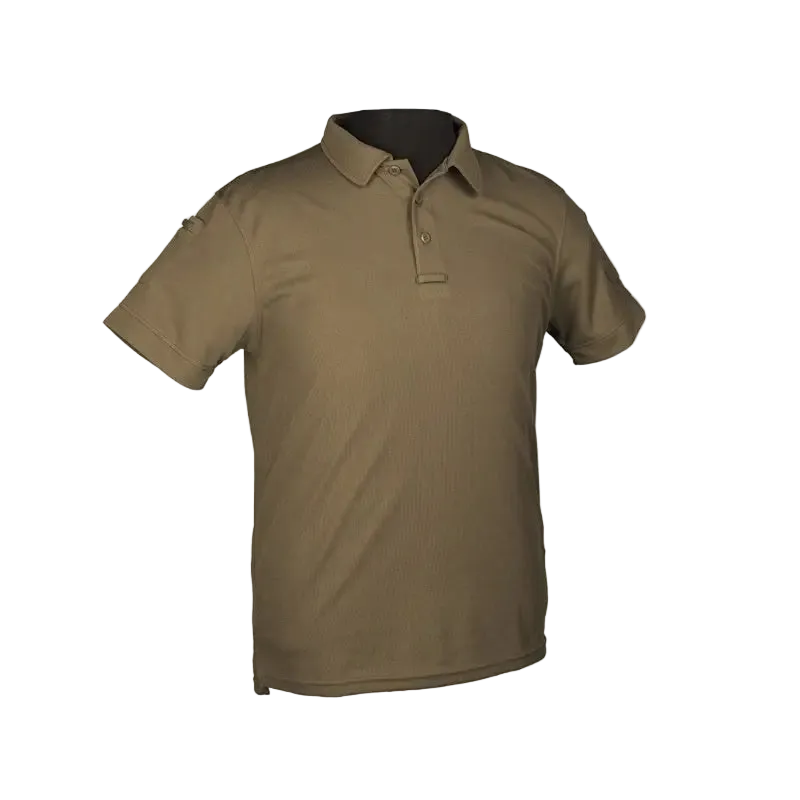 Mil-Tec OD Tactical Short Sleeve Polo Shirt Quickdry - Επιχειρησιακό Μπλουζάκι Πόλο