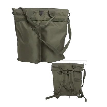 Mil-Tec OD US Flyer's Helmet Bag with Shoulder Straps - Τσάντα Κράνους 3-σε 1