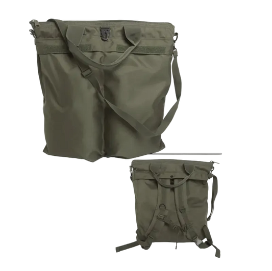 Mil-Tec OD US Flyer's Helmet Bag with Shoulder Straps - Τσάντα Κράνους 3-σε 1