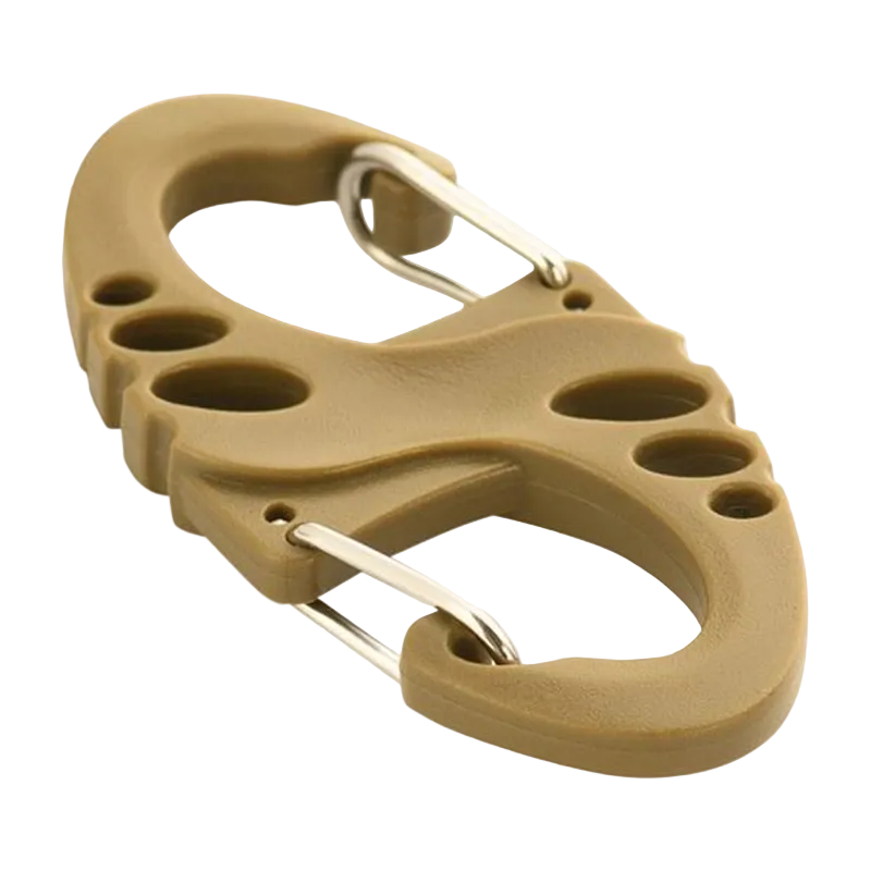 M‑Tac - Plastic S‑Hook Carabiner (Coyote) NSO Gear Carabiners
