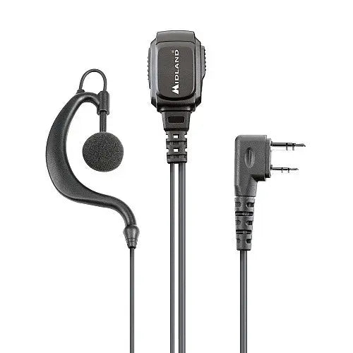 Midland MA21-LK PRO Earphone with Microphone 2-Pin L-Shape Kenwood NSO Gear 