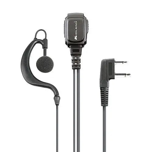 Midland VA Earphones for XT/G5/G7/G9 MA21-L Pro NSO Gear 