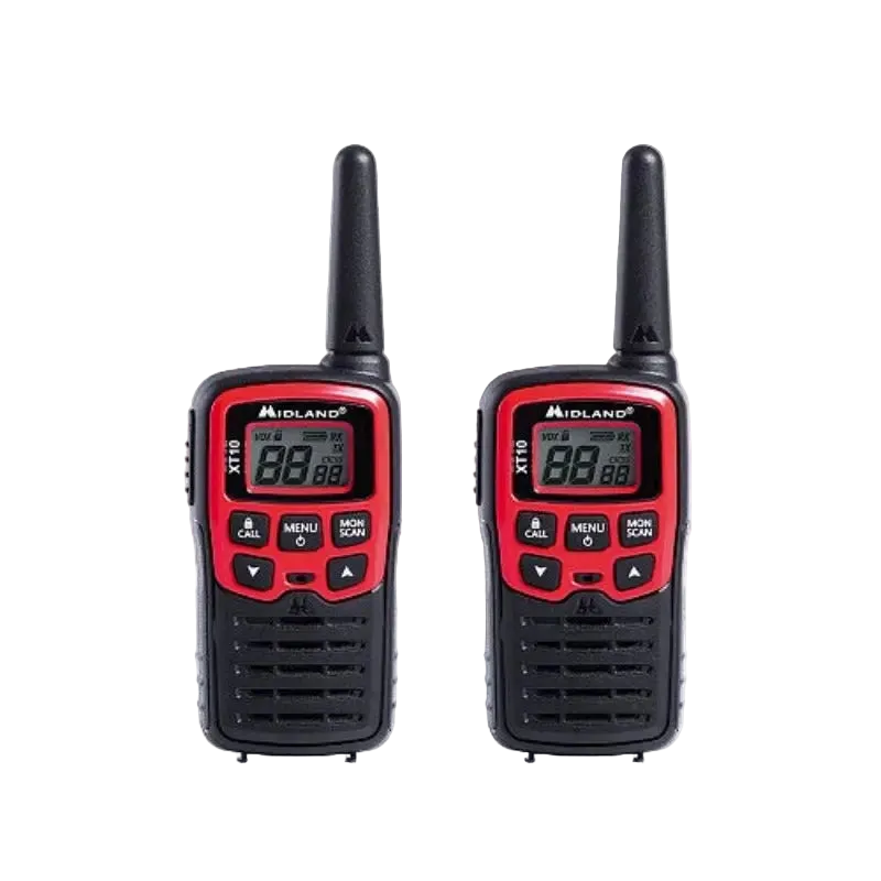 Midland XT10 Walkie Talkie Pair PMR446 - Σετ 2 Ασυρμάτων 16 Καναλιών