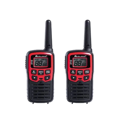 Midland XT10 Walkie Talkie Pair PMR446 - Σετ 2 Ασυρμάτων 16 Καναλιών