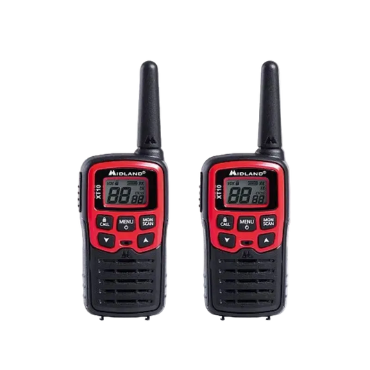 Midland XT10 Walkie Talkie Pair PMR446 - Σετ 2 Ασυρμάτων 16 Καναλιών