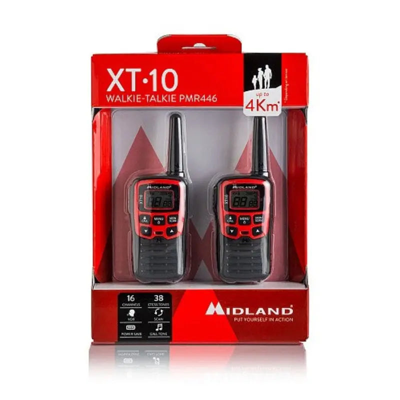 Midland XT10 Walkie Talkie Pair NSO Gear 