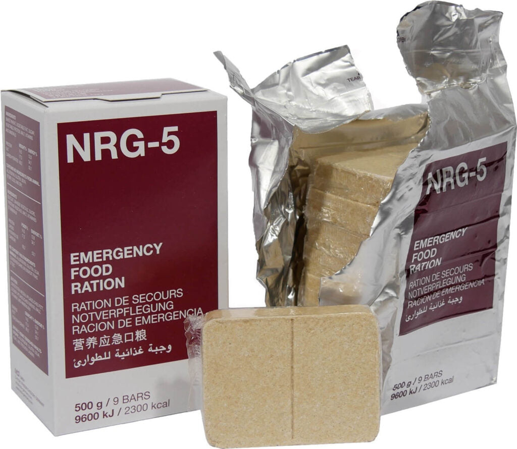 Τροφή εκτάκτου ανάγκης NRG-5 NSO Gear Prepared Foods