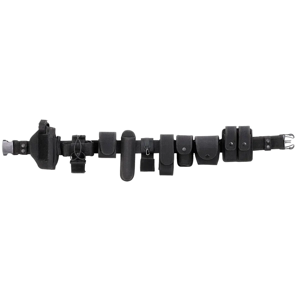 Nylon Belt, "Security", black, 12-part, PP inlay