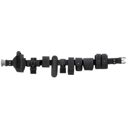 Nylon Belt, "Security", black, 12-part, PP inlay