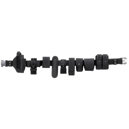 Nylon Belt, "Security", black, 12-part, PP inlay
