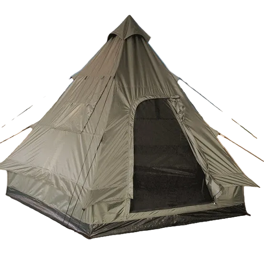 Mil-Tec OD Tent Pyramid Tipi 4-Person - Σκηνή Τιπί 4 Ατόμων