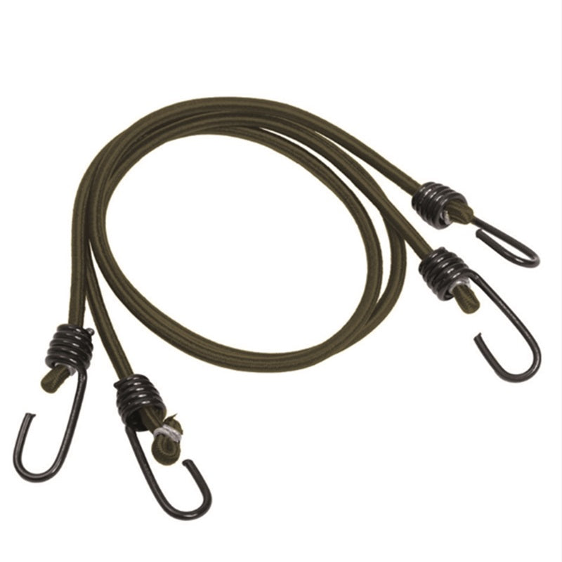 MIL-TEC - OD ELASTIC SHOCK CORDS WITH HOOKS (PAIR) NSO Gear SHOCK CORDS