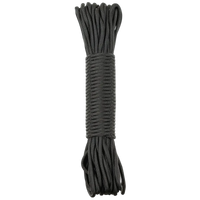MFH Parachute Cord Black 100FT Nylon - Σχοινί Επιβίωσης Paracord Μαύρο