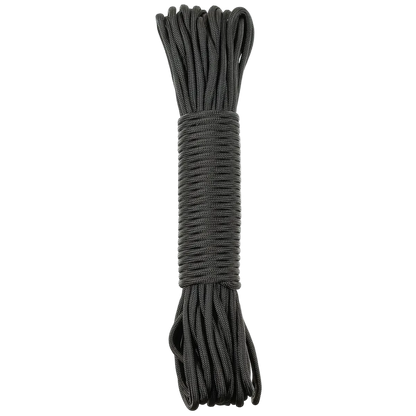 MFH Parachute Cord Black 100FT Nylon - Σχοινί Επιβίωσης Paracord Μαύρο