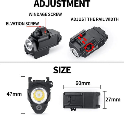 Pistol Tactical Flashlight NSO Gear 