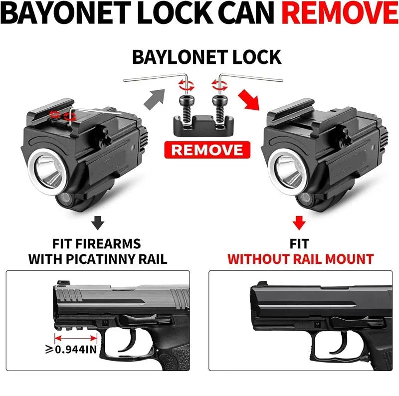 Pistol Tactical Flashlight NSO Gear 