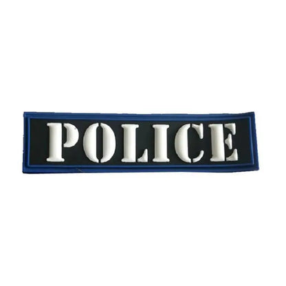 Police Patch - velcro 3D (Black) NSO Gear 