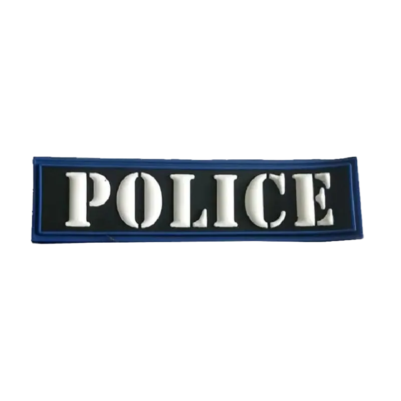 Police Velcro Patch 3D Black - Σήμα Αστυνομίας με Velcro