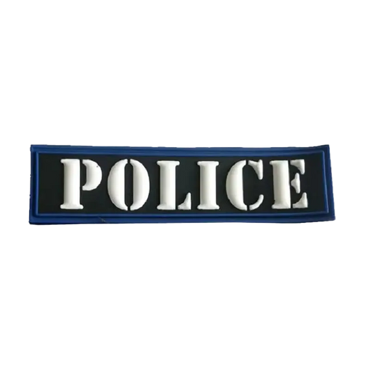 Police Velcro Patch 3D Black - Σήμα Αστυνομίας με Velcro