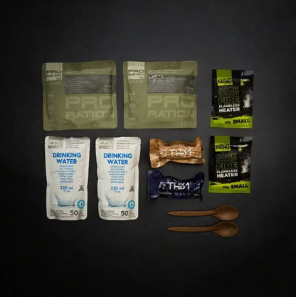 Pro Ration Emergency Food-Water Pack Menu 2 - Λήξη σε 15 Έτη NSO Gear 