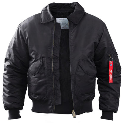 Survivors Flight Jacket Black - Ανδρικό Τακτικό Μπουφάν