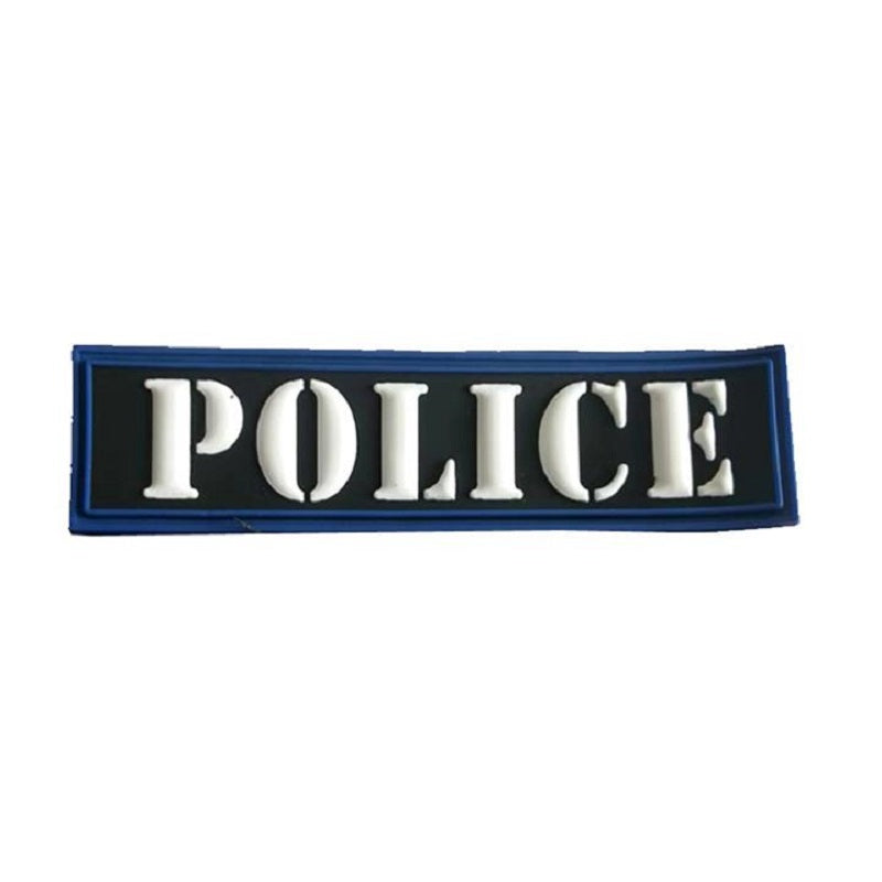 Police Patch - velcro 3D (Green) NSO Gear Velcro Patches