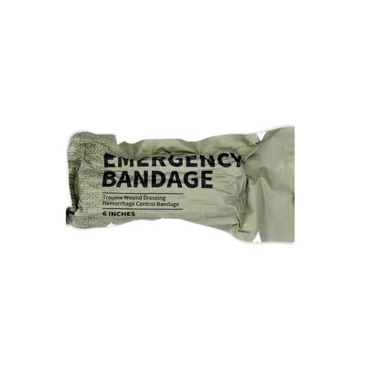 RHINO RESCUE - Israeli Bandage - 6"RHINO RESCUE - Israeli Bandage - 6"
Specifications

Product size: 15cm*3.6m (Cotton pad 15cm*16cm)
Weight: 85 g
Material: 70% Cotton + 10% Spandex + 20% Synthetic FiNSO Gear