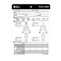 Rhino Rescue TCCC Card RR-TC-01 - Έντυπο Καταγραφής Τραυματία Μάχης