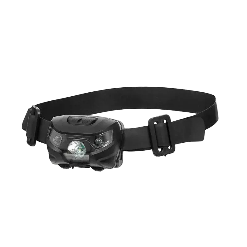 Rechargeable, swivelling headlamp