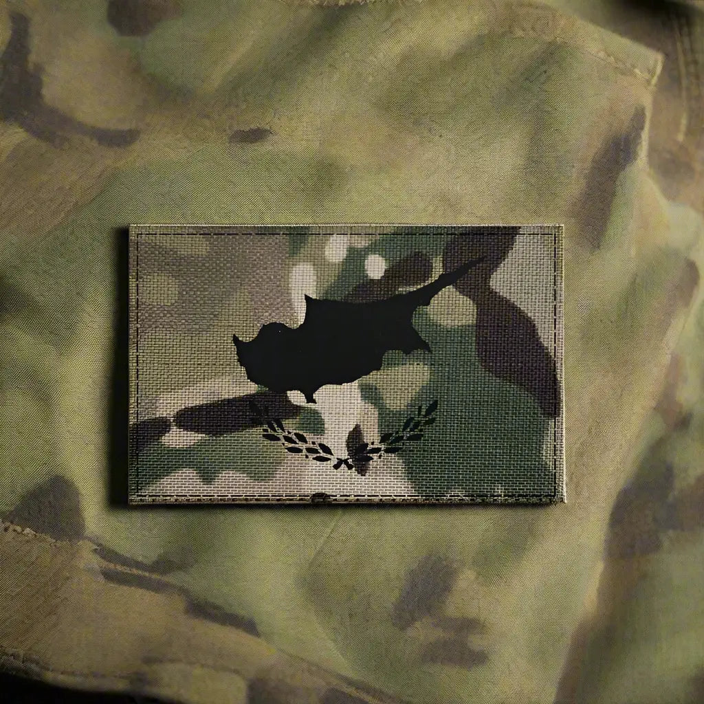 Reflective patch - camo Flag of Cyprus NSO Gear 