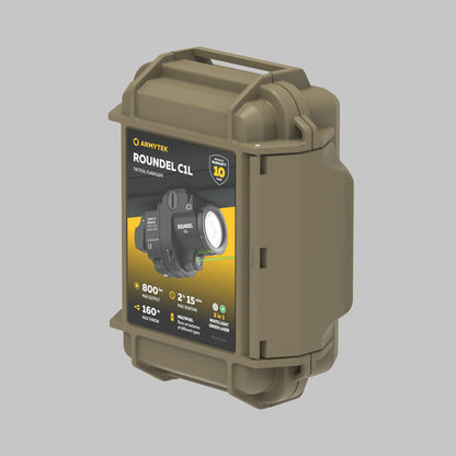Armytek Roundel C1L White - Επαγγελματικός Φακός Όπλου με Green Laser