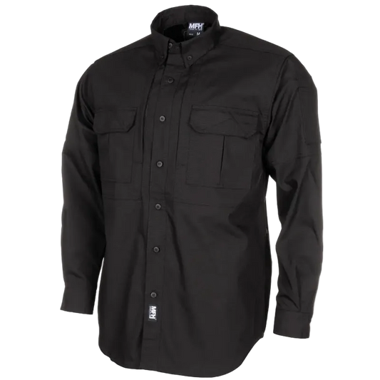 MFH Shirt, "Attack", Black, Teflon, Rip Stop