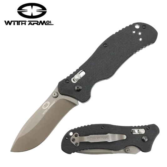WithArmour Eagle Claw EDC - Σουγιάς 440C G10 με Μαύρη Λεπίδα