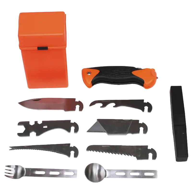MFH Survival Kit Special 27-part Orange - Κιτ Επιβίωσης 27 Εξαρτημάτων