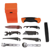 MFH Survival Kit Special 27-part Orange - Κιτ Επιβίωσης 27 Εξαρτημάτων