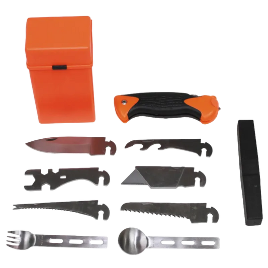 MFH Survival Kit Special 27-part Orange - Κιτ Επιβίωσης 27 Εξαρτημάτων