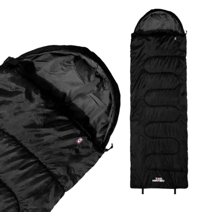 TAC MAVEN Major Sleeping Bag 370gr/m² Black - Υπνόσακος Εκστρατείας