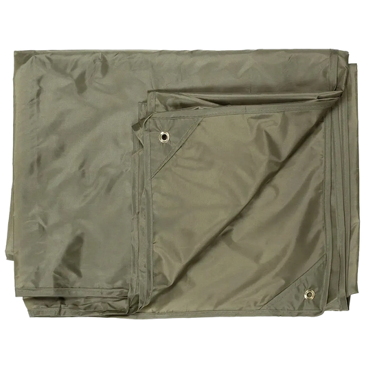 MFH Tarpaulin Tarp OD Green 500x600cm - Πολυχρηστικό Πανί Επιβίωσης XL Λαδί