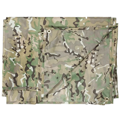 MFH Tarpaulin Tarp Operation-Camo 500x600cm - Πολυχρηστικό Πανί Επιβίωσης XL