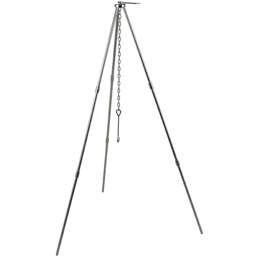 Fox Outdoor Tripod "Trekking" - Αναδιπλούμενο Τρίποδο Μαγειρικής με Αλυσίδα