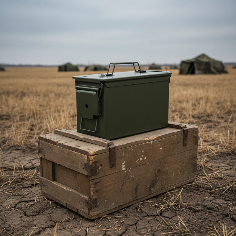 MFH US Ammo Box Cal.50 M2A1 Metal OD Green | Μεταλλική Αμμοθήκη Tactical